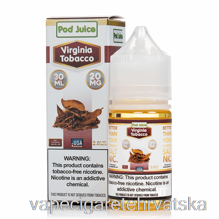 Vape Cigarete Virginia Tobacco - Sok Mahune - 30ml 0mg